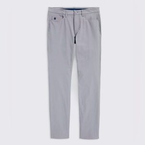 VINEYARD VINES Performance On-The-Go 5-Pocket Pants w Stretch Men’s Light Grey